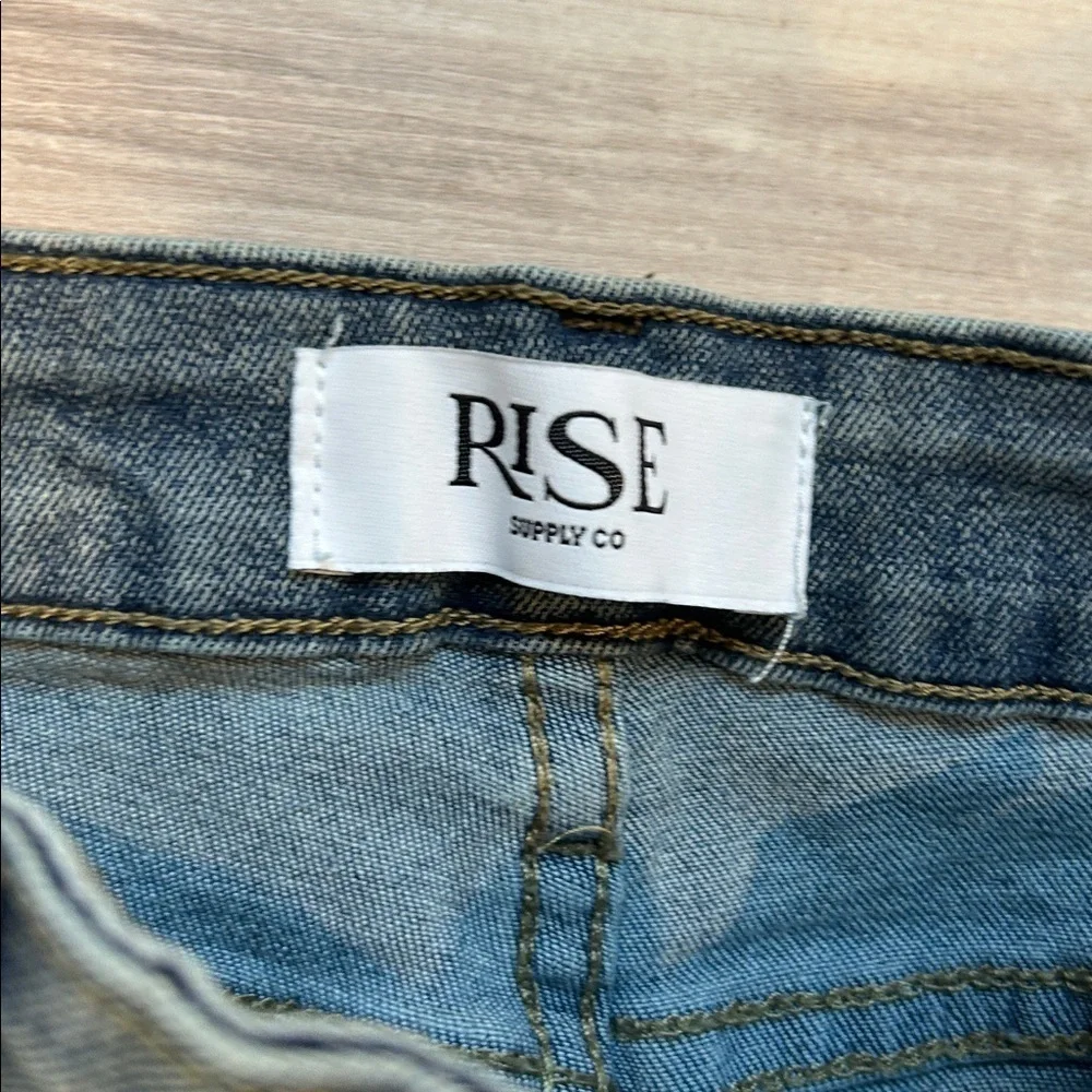 RISE supply co high rise flare jeans size 3 long tall